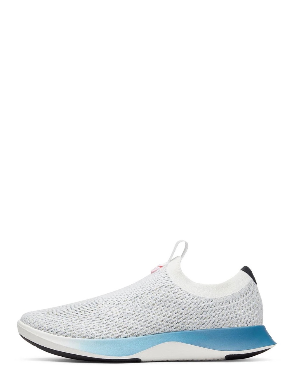 allbirds Women’s Slip-On Knit Sneaker - White & Blue